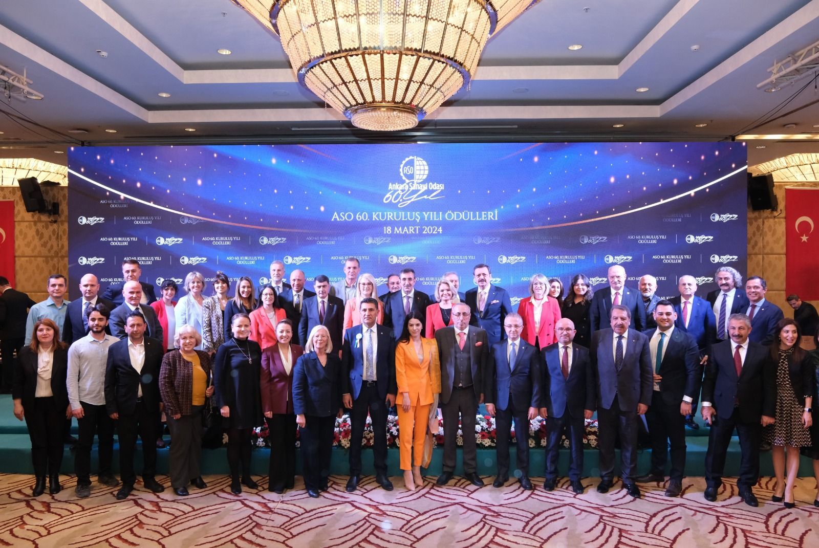 Ankara Sanayi Odası 60. Kuruluş Yılı Ödülleri Sahiplerini Buldu